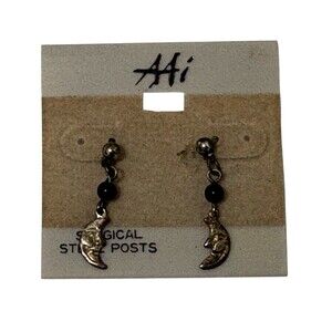 AAI Jewelry Moon Earrings NWT